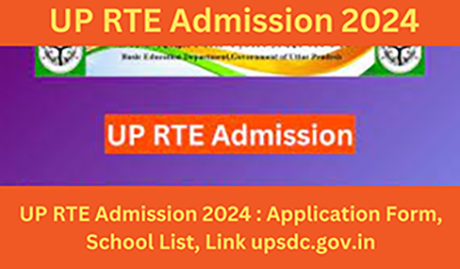 UP RTE Admission 2024 Apply Now